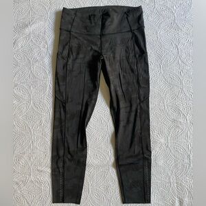 Black Camouflage Leggings